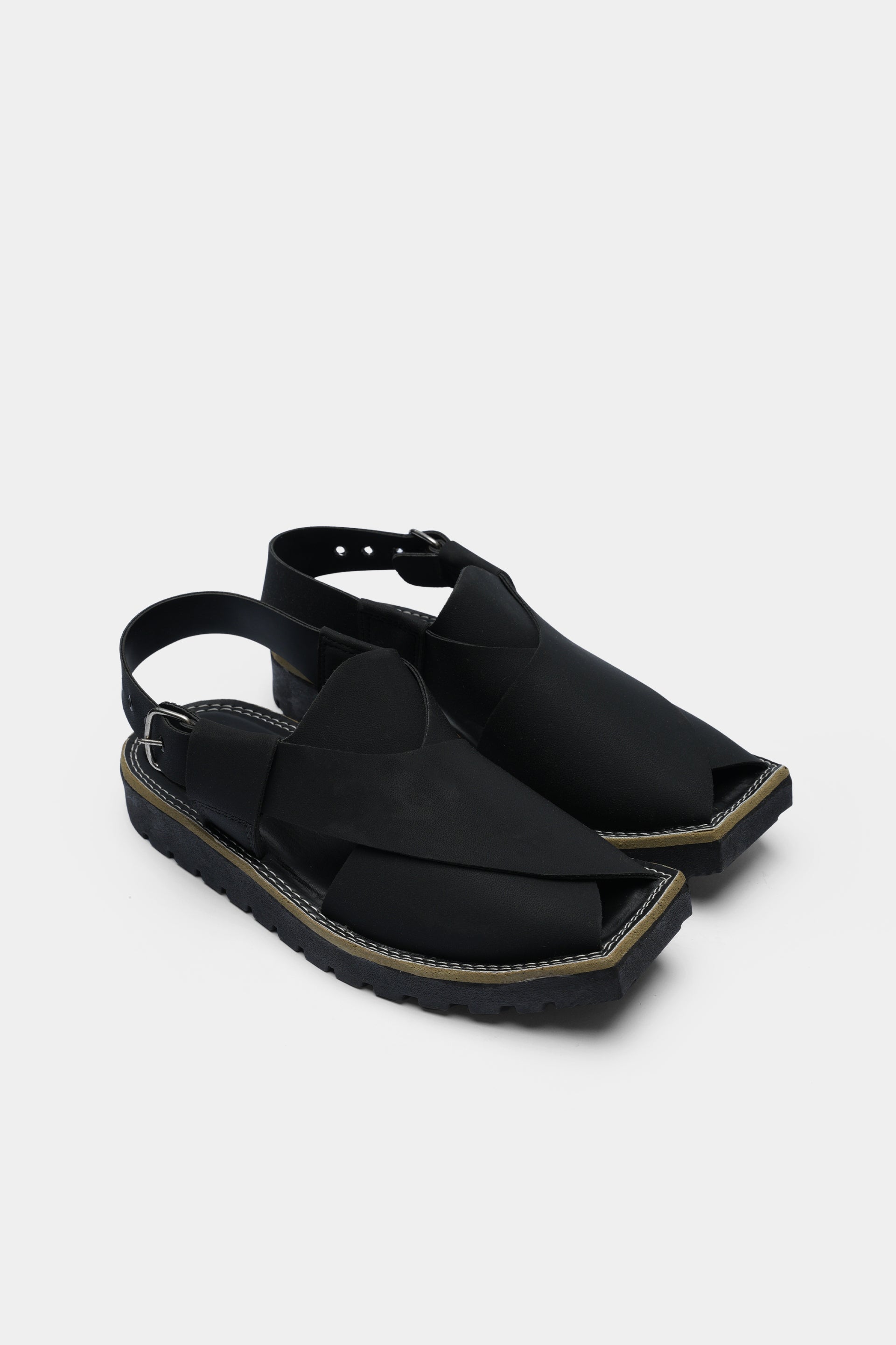 Classic Peshawari Chappal Article 2018 Black