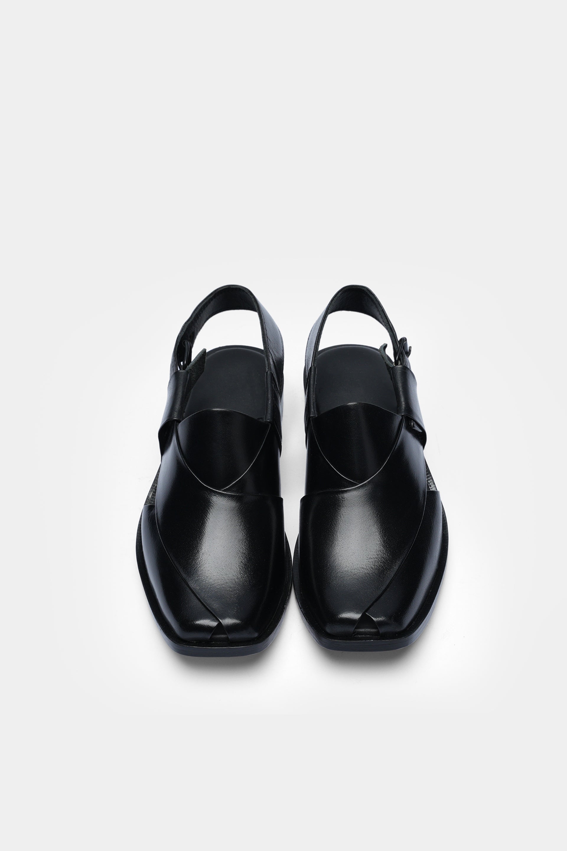 Shaan-e-Peshawar Article Black Leather 4801