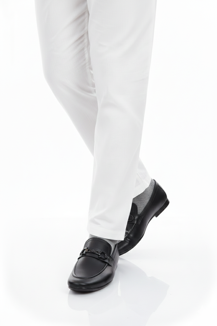 Midnight Regent” Bit men's Loafer Rubat sole Black3012