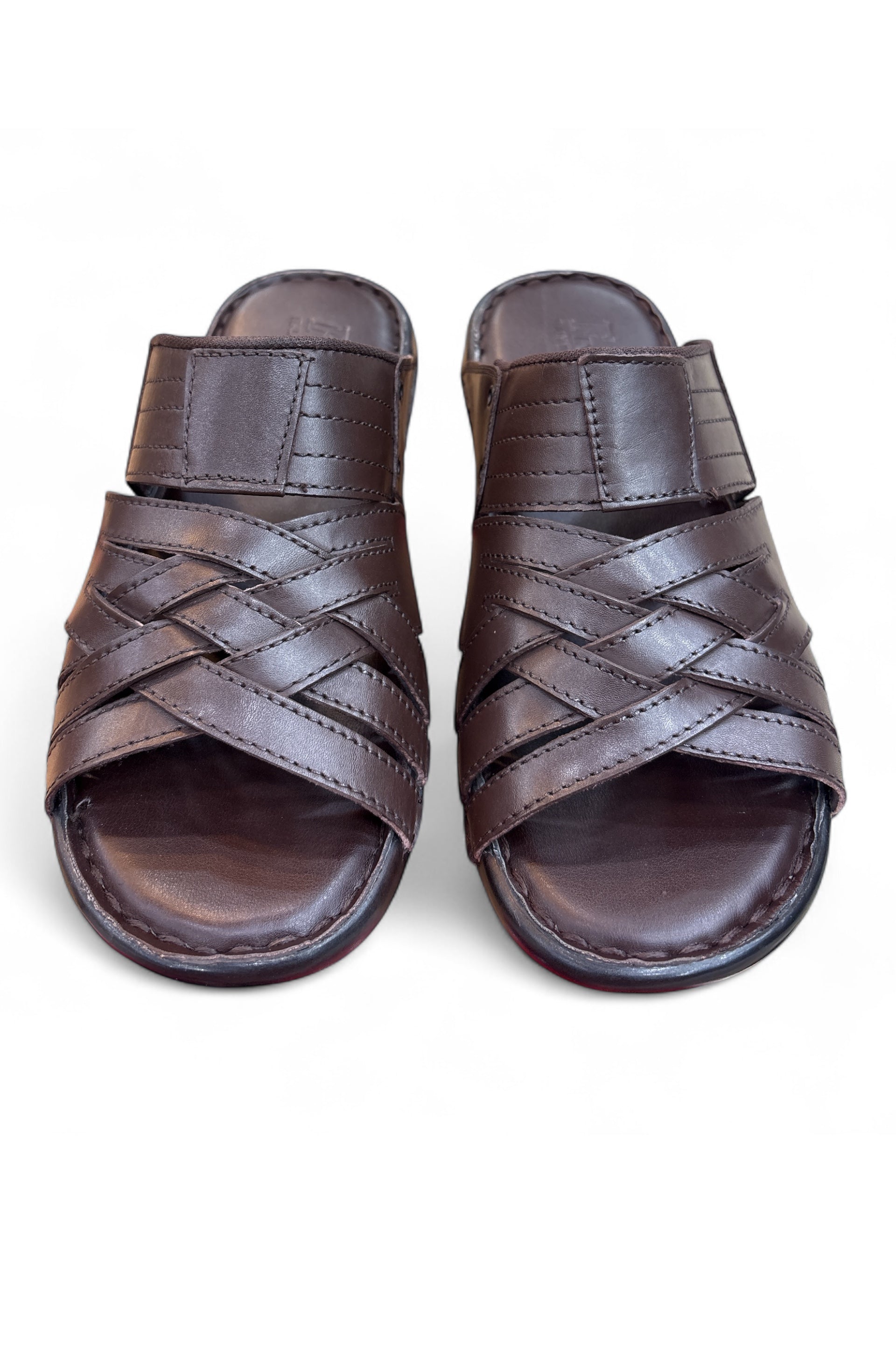 Noir Weave Comfort Slip-Ons Softi Po Sole Brown 2227