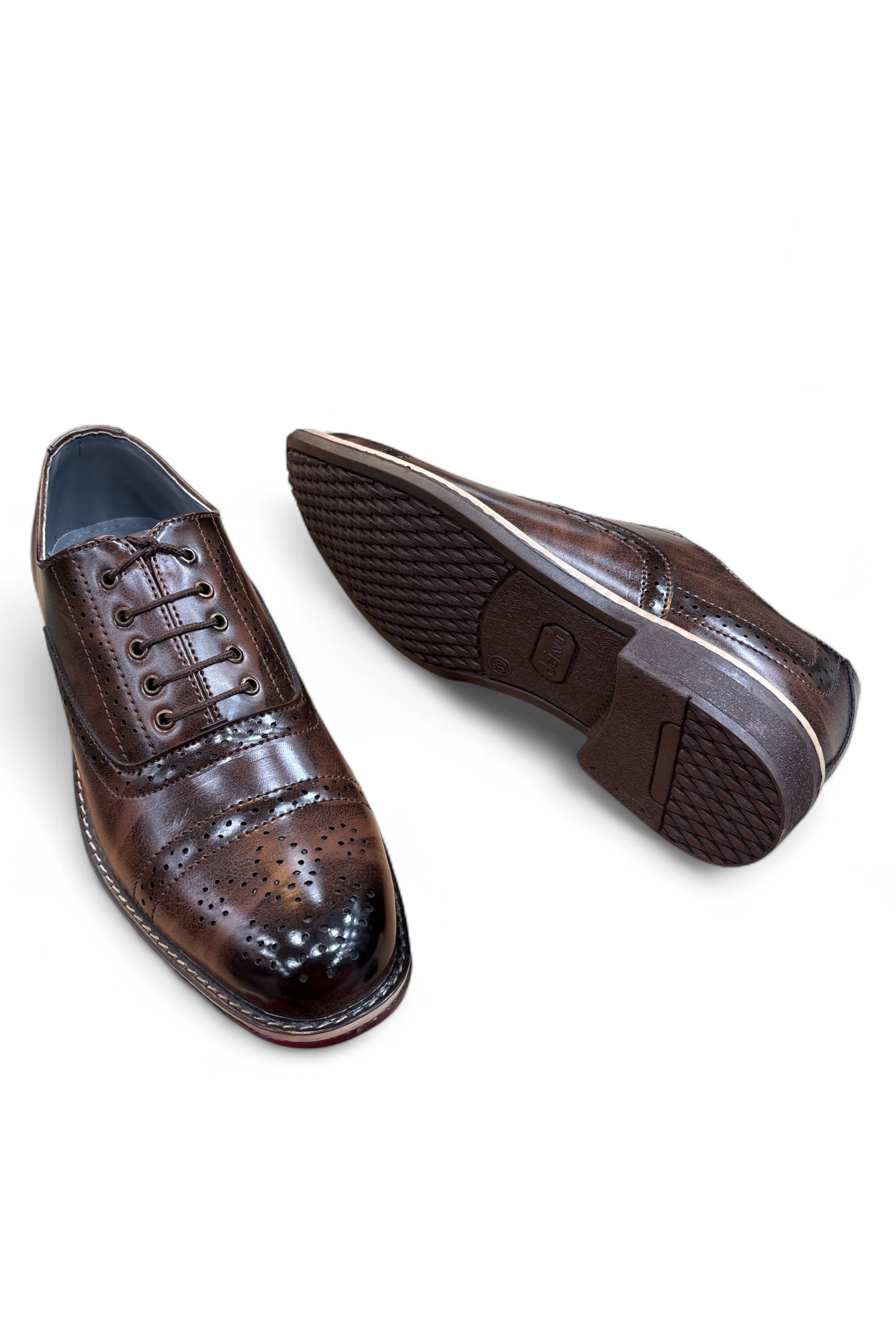 Regent Wingtip Oxford men brown 3056
