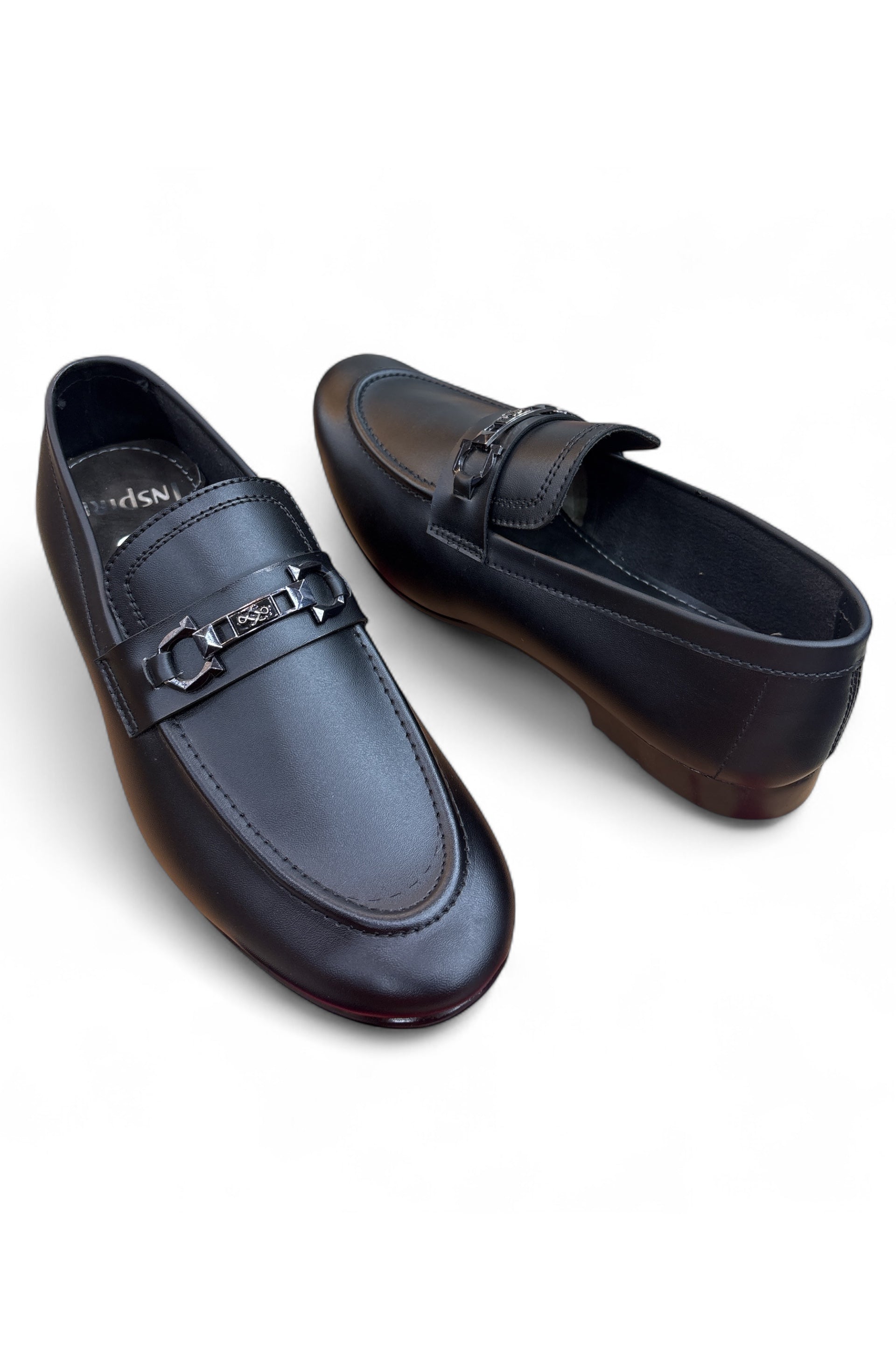 Midnight Regent” Bit men's Loafer Rubart Sole Black 3012