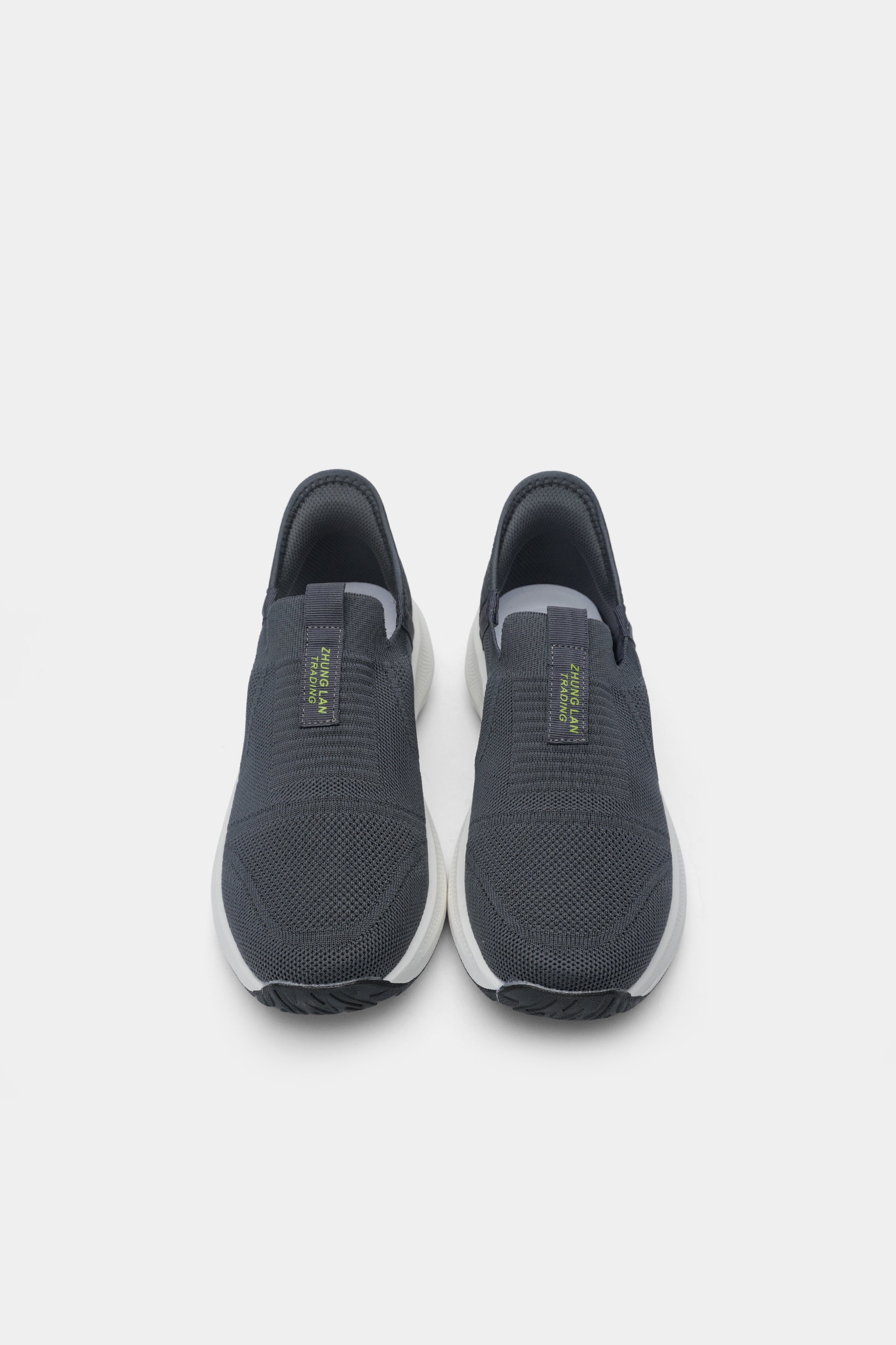 Men's Knit Slip Comfort Sleek Shoes  Gray - 3204