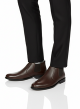 Men Chelsi  Brown Shoes 3021