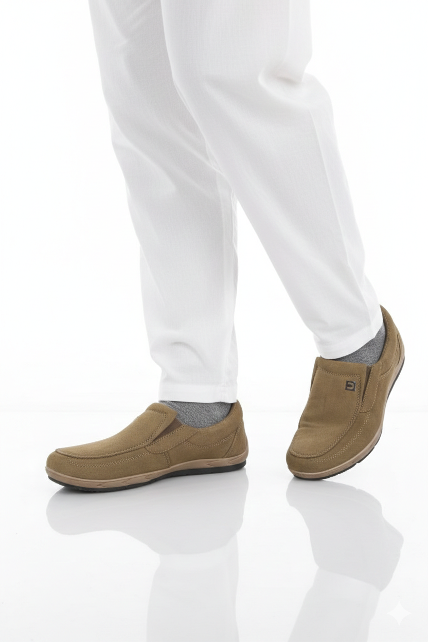 Imported Brown Suede Slip-On Loafer  Men’s sketchers mustard in style 2818