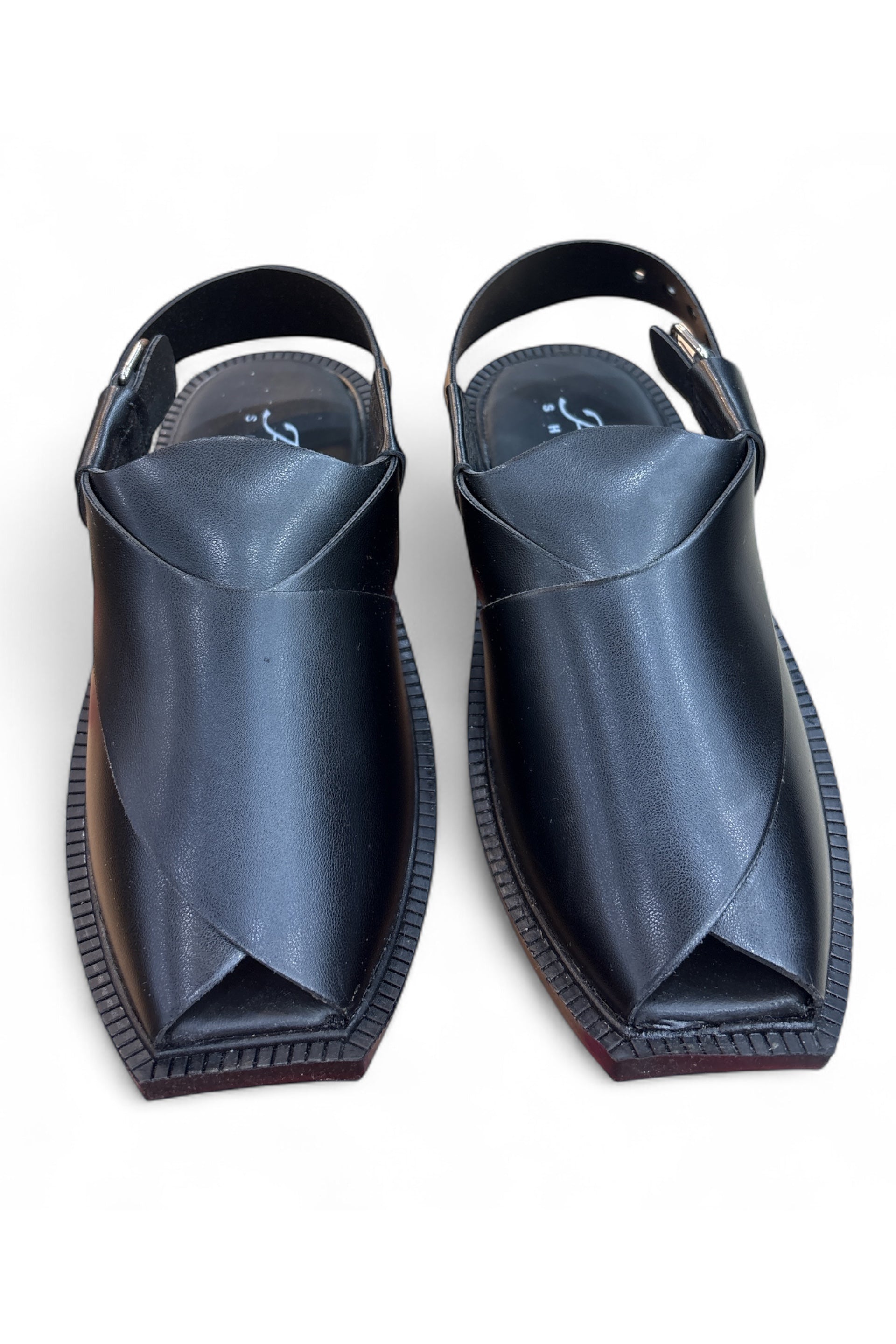 Kohat Classic – Black Leather Peshawari Chappal 2019