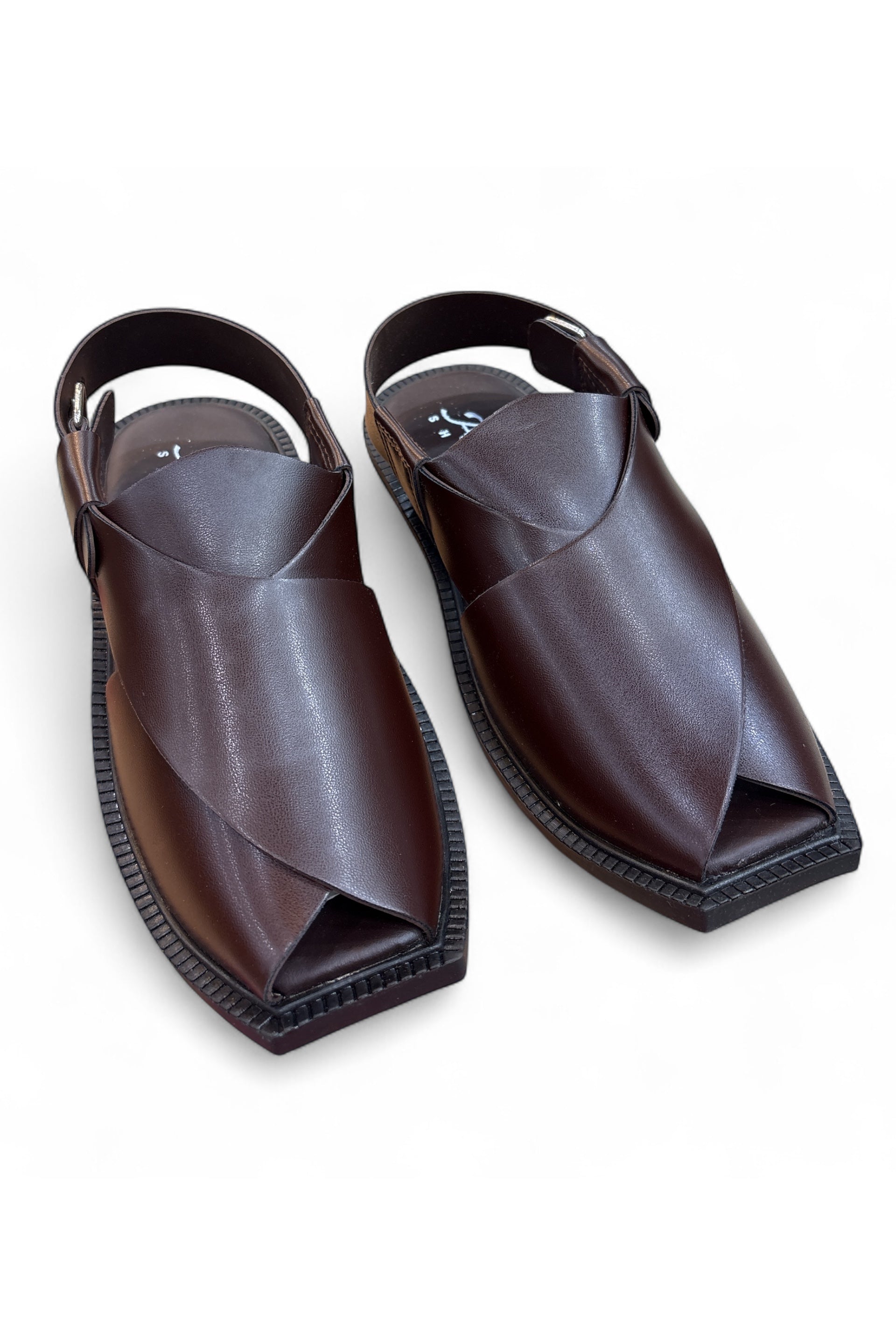 Kohat Classic – Black Leather Peshawari Chappal 2019