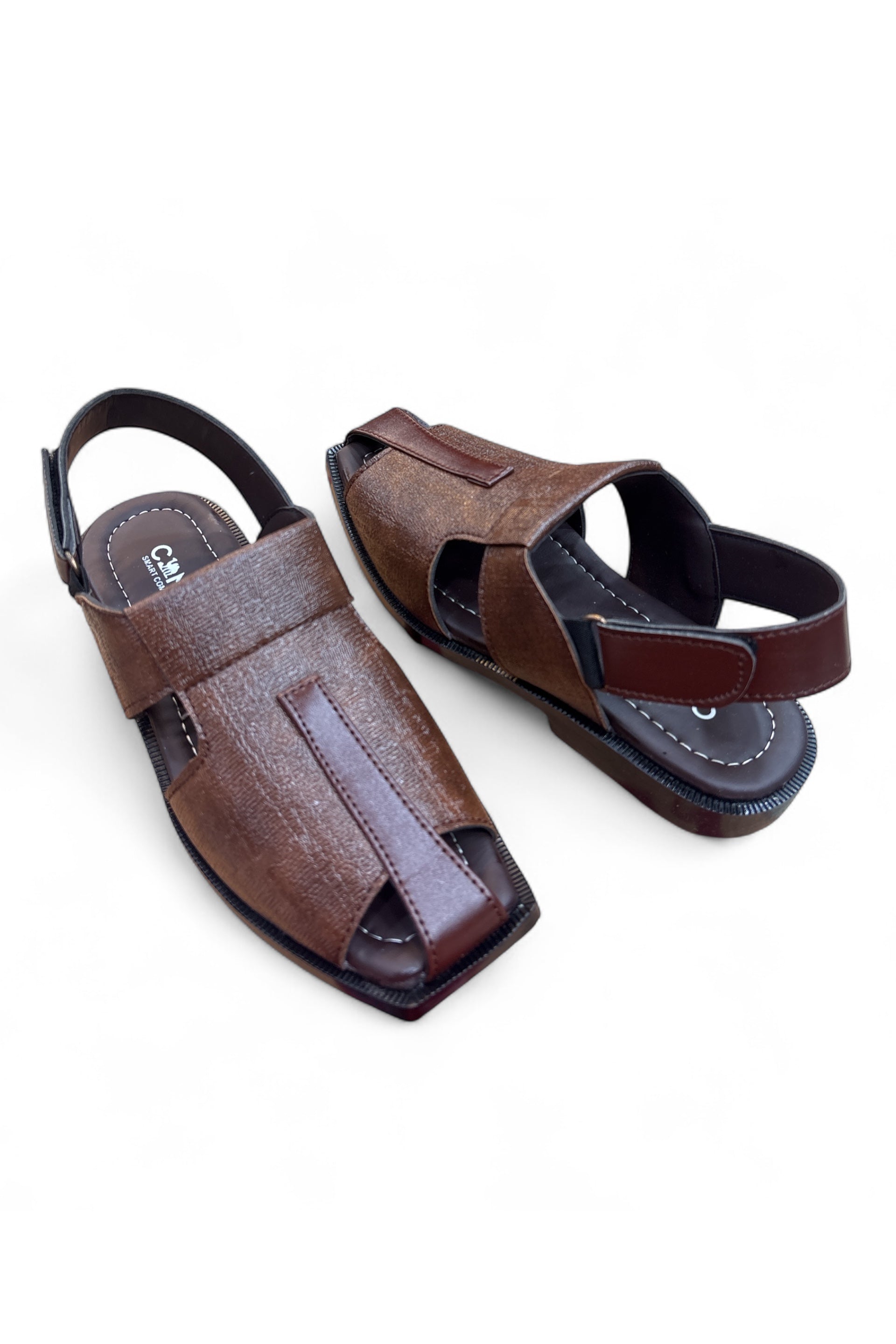 Traditional Brown Peshawari Chappal